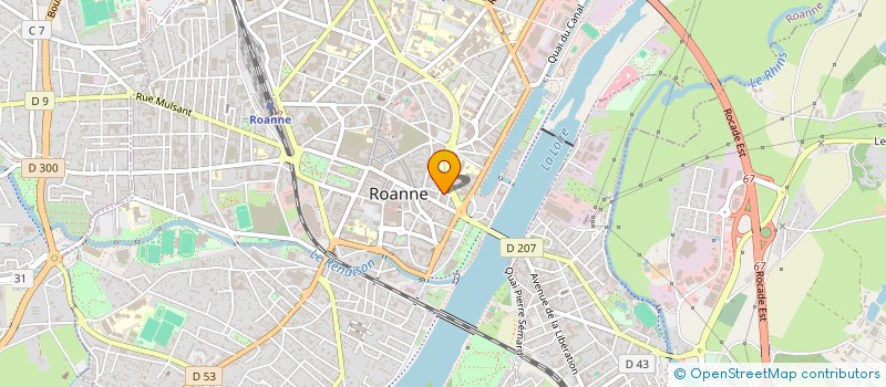 localisation de l'entreprise MONSIEUR MATHIEU PRISSETTE  ROANNE