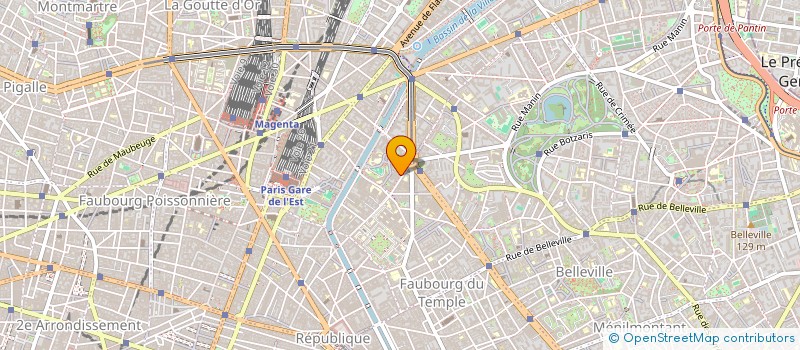 localisation de l'entreprise MONSIEUR MATHIEU PRIX  PARIS