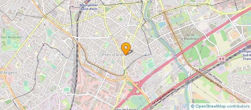 localisation de l'entreprise MONSIEUR MATHIEU PUIGSEGUR à MONTPELLIER