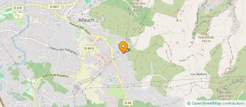 localisation de l'entreprise MONSIEUR MATHIEU PUIGSERVER  ALLAUCH