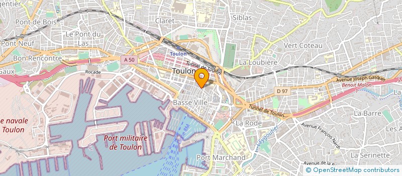 localisation de l'entreprise MONSIEUR MATHIEU QUENTEL à TOULON