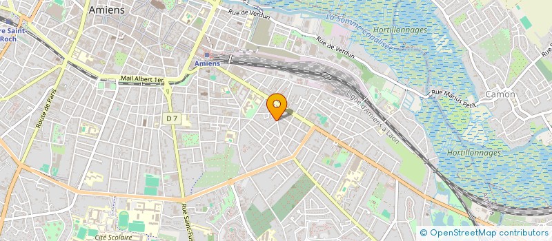 localisation de l'entreprise MONSIEUR MATHIEU QUEQUET  AMIENS