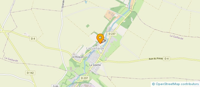 localisation de l'entreprise MONSIEUR MATHIEU QUESNEL  LA GAILLARDE