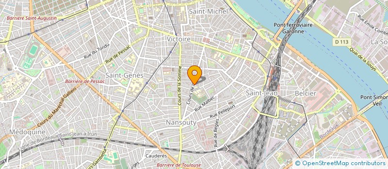 localisation de l'entreprise MONSIEUR MATHIEU QUILICI  CENON