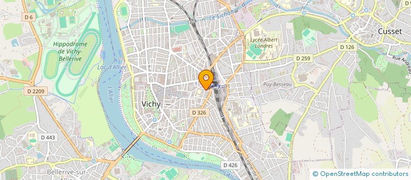 localisation de l'entreprise MONSIEUR MATHIEU QUILLERET à VICHY
