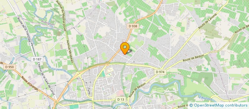 localisation de l'entreprise MONSIEUR MATHIEU QUITTARD à CARPENTRAS