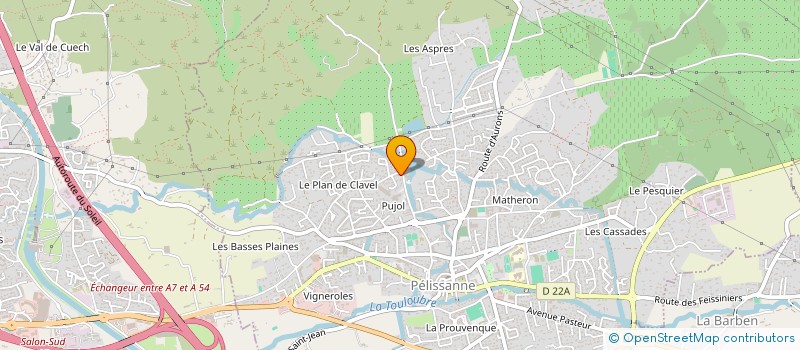localisation de l'entreprise MONSIEUR MATHIEU RABE à PELISSANNE