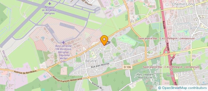 localisation de l'entreprise MONSIEUR MATHIEU RACHE  SAINT MEDARD EN JALLES