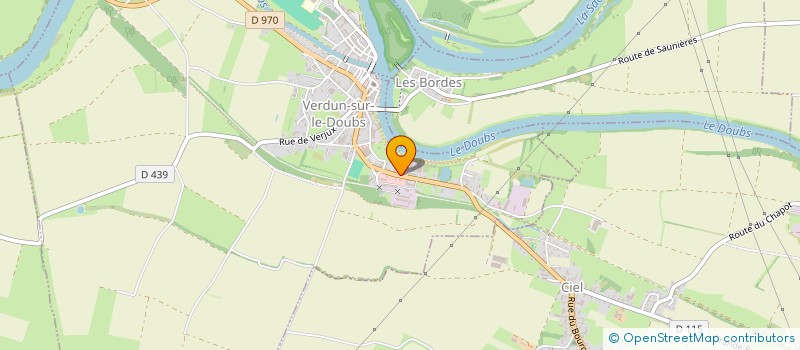 localisation de l'entreprise MONSIEUR MATHIEU RADREAU à VERDUN-SUR-LE-DOUBS