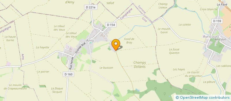 localisation de l'entreprise MONSIEUR MATHIEU RAFFAULT  AMY