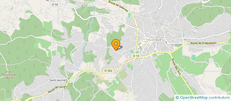 localisation de l'entreprise MONSIEUR MATHIEU RAINOIRD à LORGUES