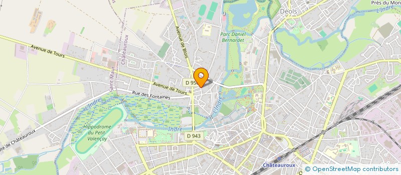 localisation de l'entreprise MONSIEUR MATHIEU RAMBOATIANA à CHATEAUROUX