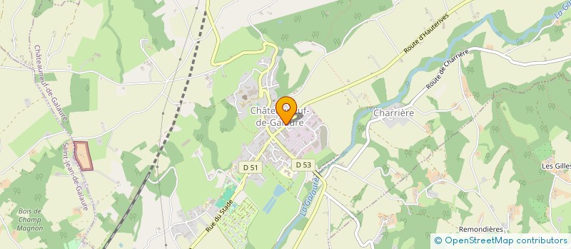 localisation de l'entreprise MONSIEUR MATHIEU RAMOA  CHATEAUNEUF-DE-GALAURE