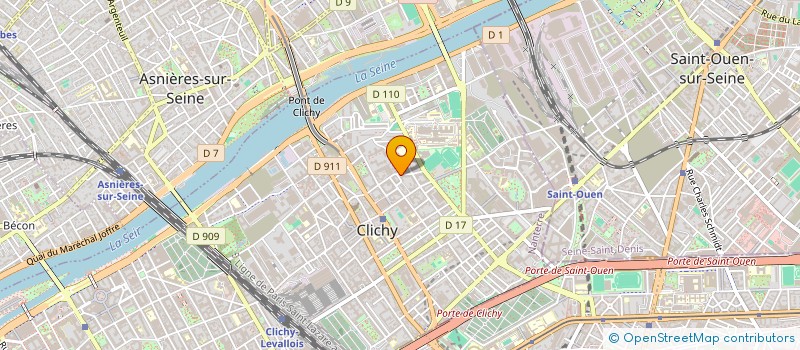 localisation de l'entreprise MONSIEUR MATHIEU RANDRIANARISOA à CLICHY