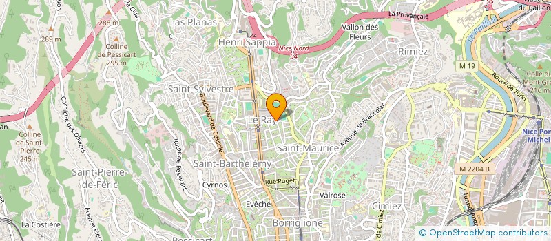 localisation de l'entreprise MONSIEUR MATHIEU RAPHOSE à NICE