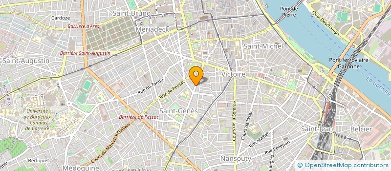 localisation de l'entreprise MONSIEUR MATHIEU RATIER  BORDEAUX