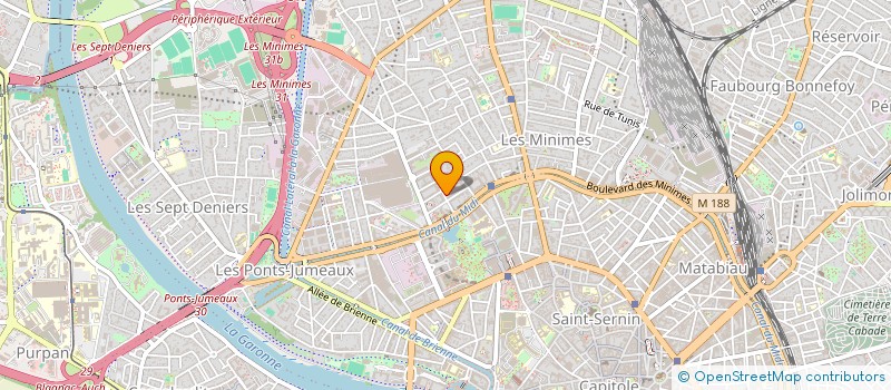 localisation de l'entreprise MONSIEUR MATHIEU RAYNAL à TOULOUSE