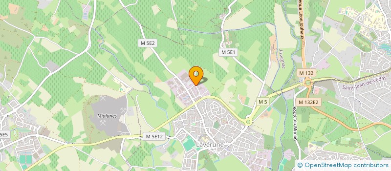 localisation de l'entreprise MONSIEUR MATHIEU RAYNAUD à LAVERUNE
