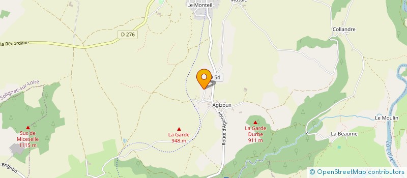 localisation de l'entreprise MONSIEUR MATHIEU RAYNAUD  SOLIGNAC-SUR-LOIRE