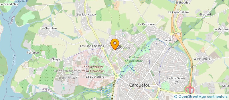 localisation de l'entreprise MONSIEUR MATHIEU REBILLARD à CARQUEFOU