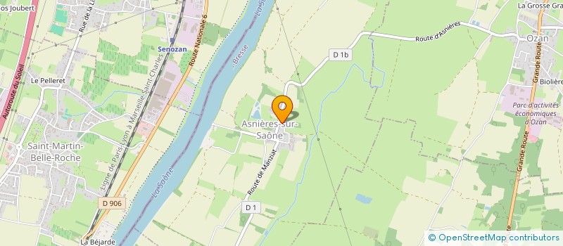 localisation de l'entreprise MONSIEUR MATHIEU RECCHIA à ASNIERES-SUR-SAONE