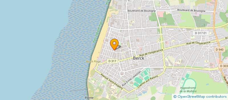 localisation de l'entreprise MONSIEUR MATHIEU REDANT  BERCK