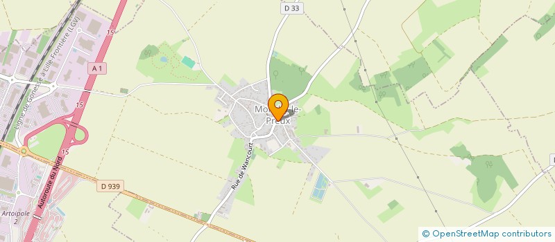 localisation de l'entreprise MONSIEUR MATHIEU REGNIER  MONCHY-LE-PREUX