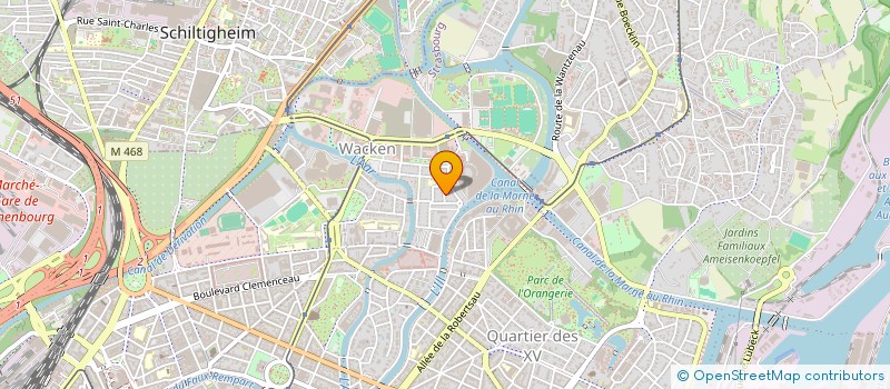 localisation de l'entreprise MONSIEUR MATHIEU REINBOLT à STRASBOURG