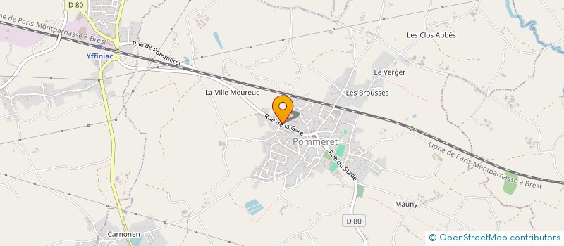 localisation de l'entreprise MONSIEUR MATHIEU REJE  POMMERET