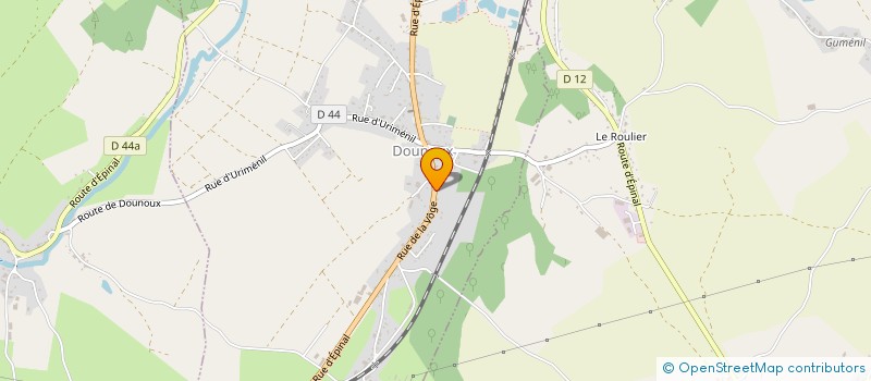 localisation de l'entreprise MONSIEUR MATHIEU REKAB  DOUNOUX