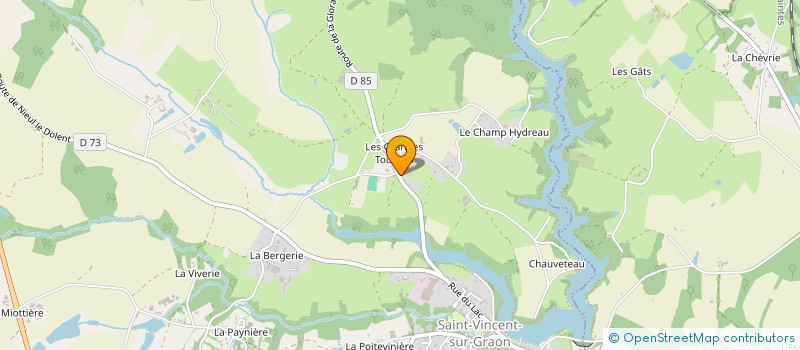 localisation de l'entreprise MONSIEUR MATHIEU REMAUD  SAINT-VINCENT-SUR-GRAON