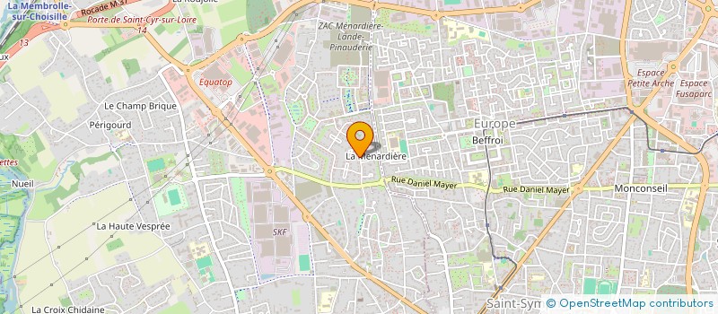 localisation de l'entreprise MONSIEUR MATHIEU RENARD  SAINT-CYR-SUR-LOIRE