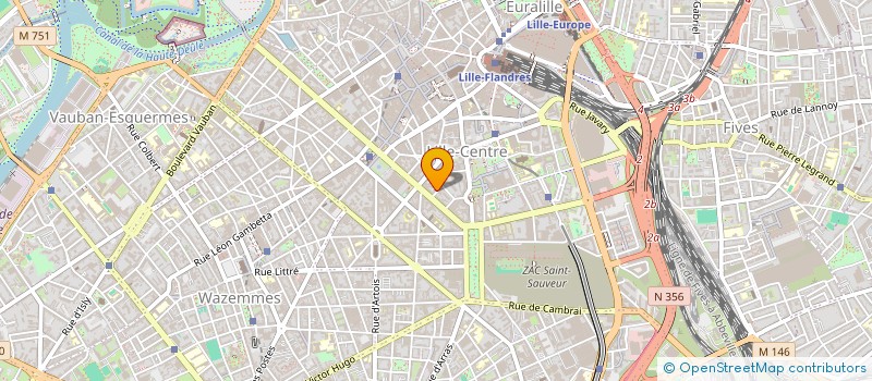 localisation de l'entreprise MONSIEUR MATHIEU RENAUD à LILLE