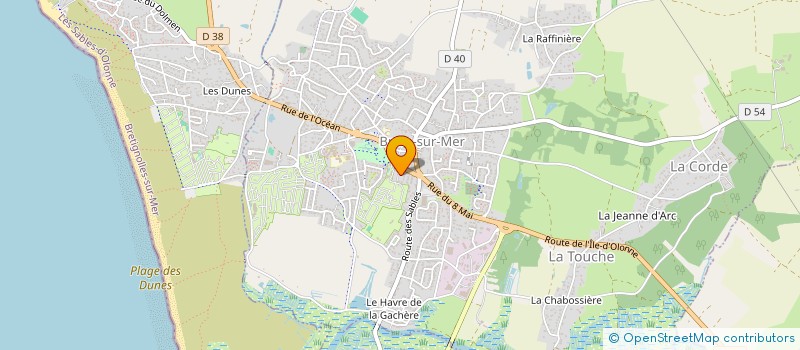 localisation de l'entreprise MONSIEUR MATHIEU RENAUDEAU à BREM-SUR-MER