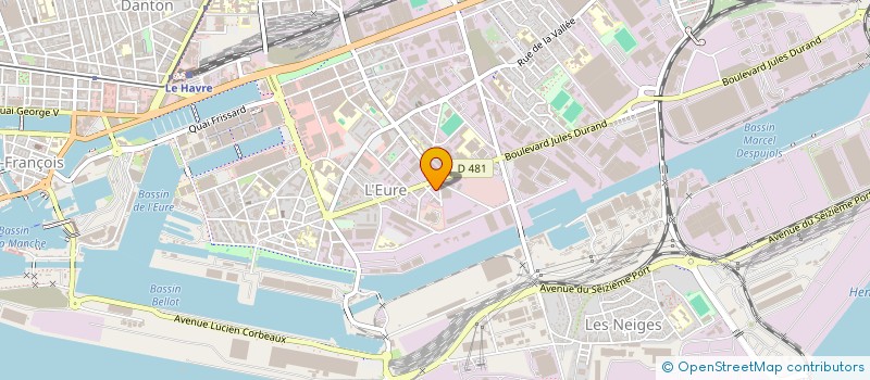 localisation de l'entreprise MONSIEUR MATHIEU RENAULT à LE HAVRE