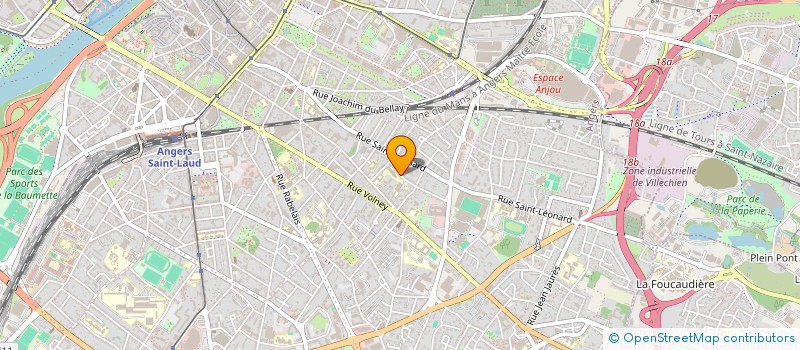 localisation de l'entreprise MONSIEUR MATHIEU RENAULT à ANGERS