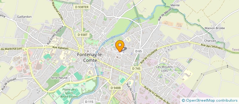 localisation de l'entreprise MONSIEUR MATHIEU RENAULT  FONTENAY-LE-COMTE