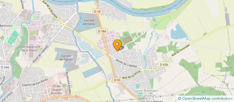 localisation de l'entreprise MONSIEUR MATHIEU RENNER à SAINT-ROMAIN-DE-JALIONAS