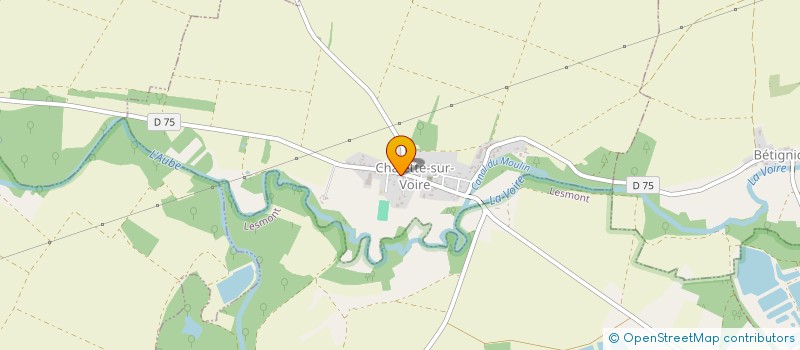 localisation de l'entreprise MONSIEUR MATHIEU RESIDORI  CHALETTE-SUR-VOIRE