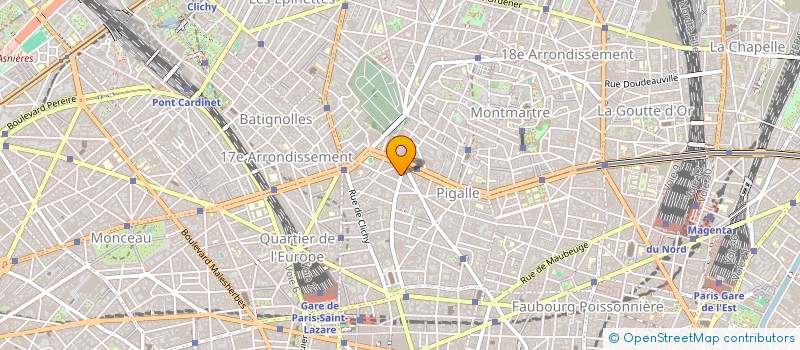 localisation de l'entreprise MONSIEUR MATHIEU RIBAULT  PARIS