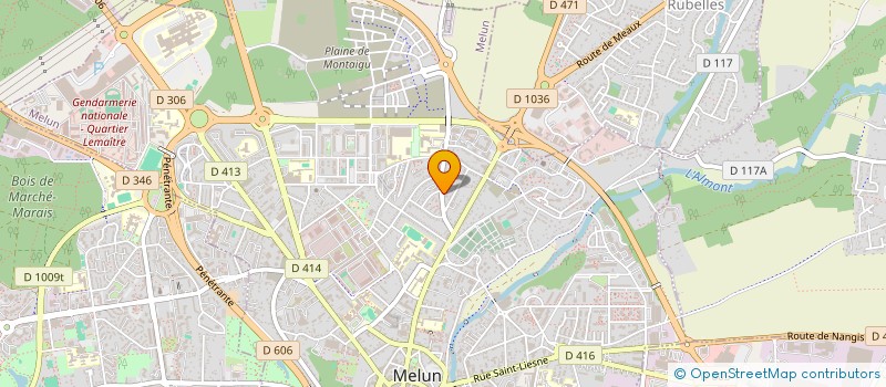 localisation de l'entreprise MONSIEUR MATHIEU RIBEIRO ALVES à MELUN