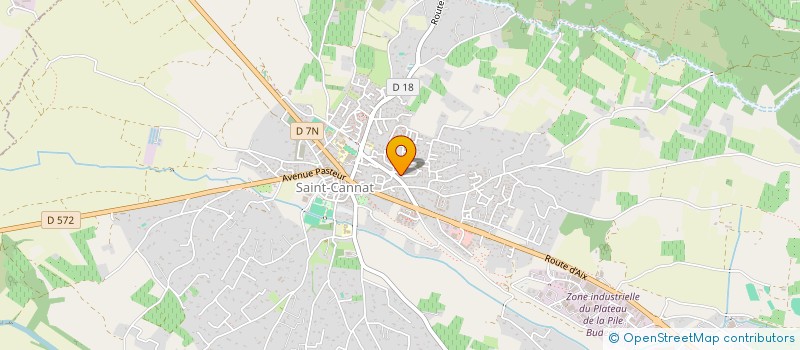 localisation de l'entreprise MONSIEUR MATHIEU RIBES  SAINT-CANNAT