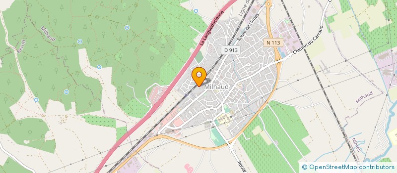 localisation de l'entreprise MONSIEUR MATHIEU RIBIERE à MILHAUD
