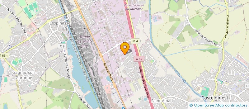 localisation de l'entreprise MONSIEUR MATHIEU RICARD  SAINT-ALBAN