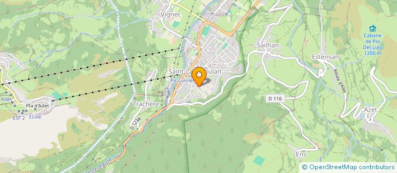 localisation de l'entreprise MONSIEUR MATHIEU RICAUD  SAINT-LARY-SOULAN