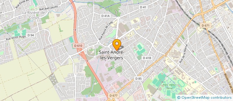 localisation de l'entreprise MONSIEUR MATHIEU RICCA à SAINT-ANDRE-LES-VERGERS