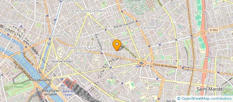 localisation de l'entreprise MONSIEUR MATHIEU RICHARD  PARIS