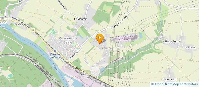 localisation de l'entreprise MONSIEUR MATHIEU RICHARD  VERNOU-LA-CELLE-SUR-SEINE