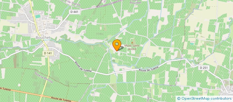 localisation de l'entreprise MONSIEUR MATHIEU RICHARD  BOUCHET