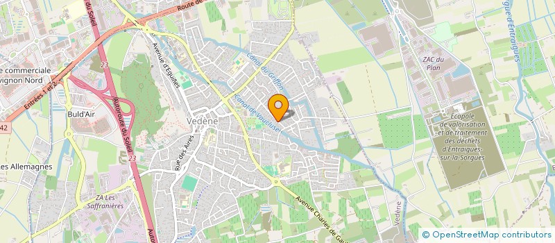 localisation de l'entreprise MONSIEUR MATHIEU RICHARD  VEDENE